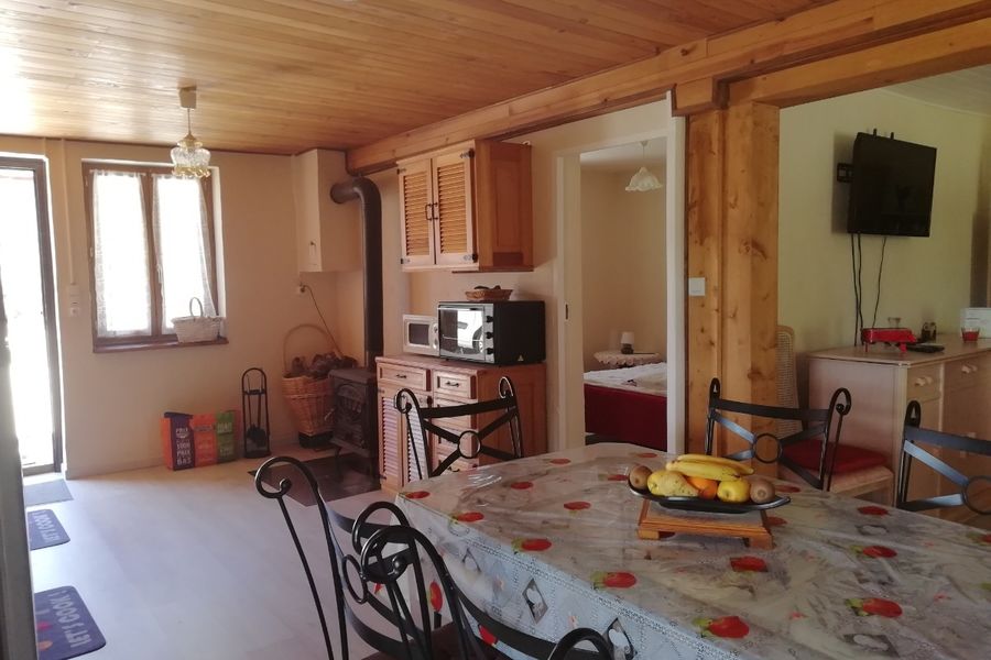 cuisine vue sur l entrée