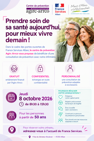 Journée prévention santé de l’agirc-arrco