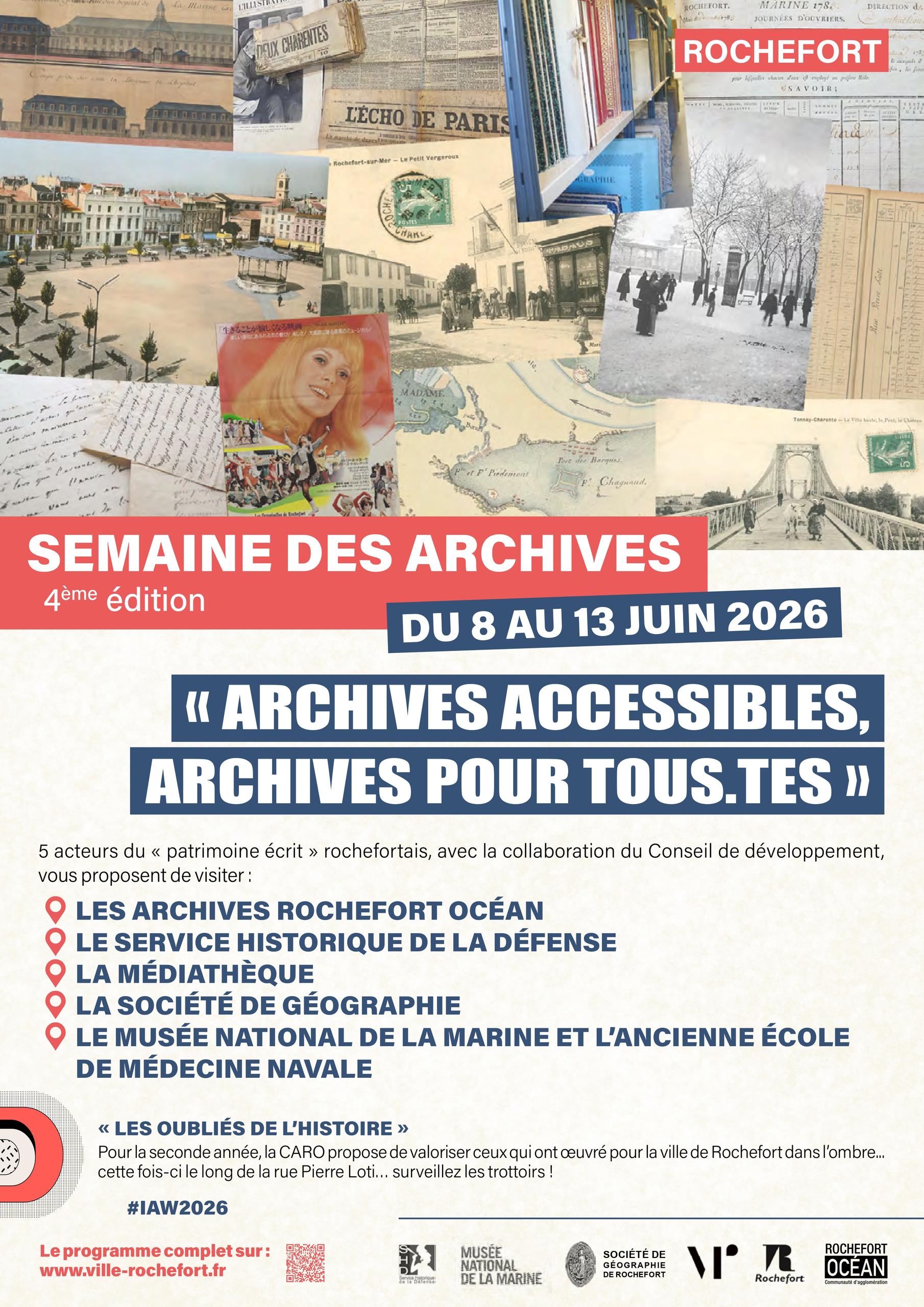 Semaine Internationale des archives - Rochefort Océan
