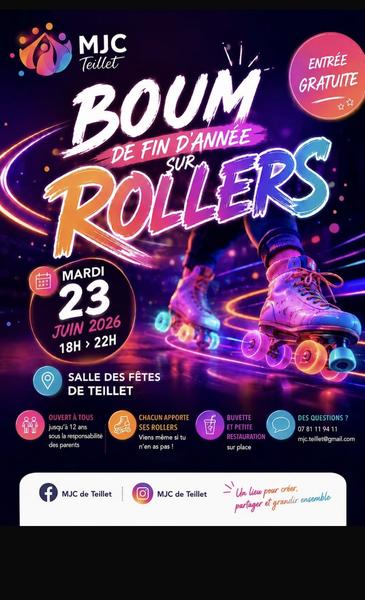 Boum de fin d'année sur rollers