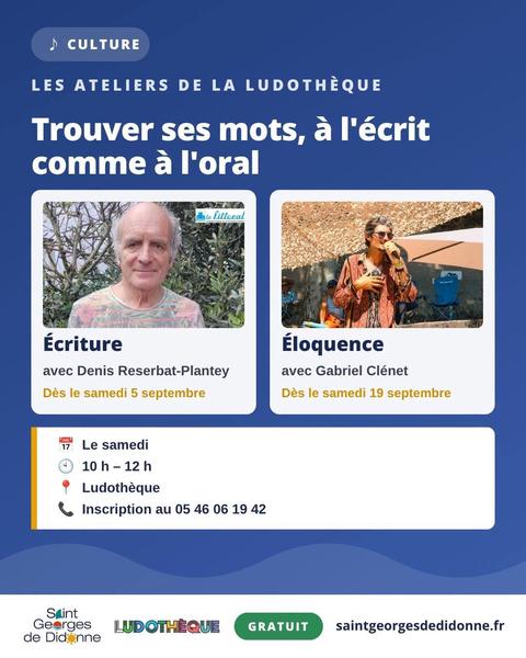 Les ateliers de la ludothèque: Éloquence