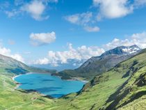 Vue générale du site Mont-Cenis en été