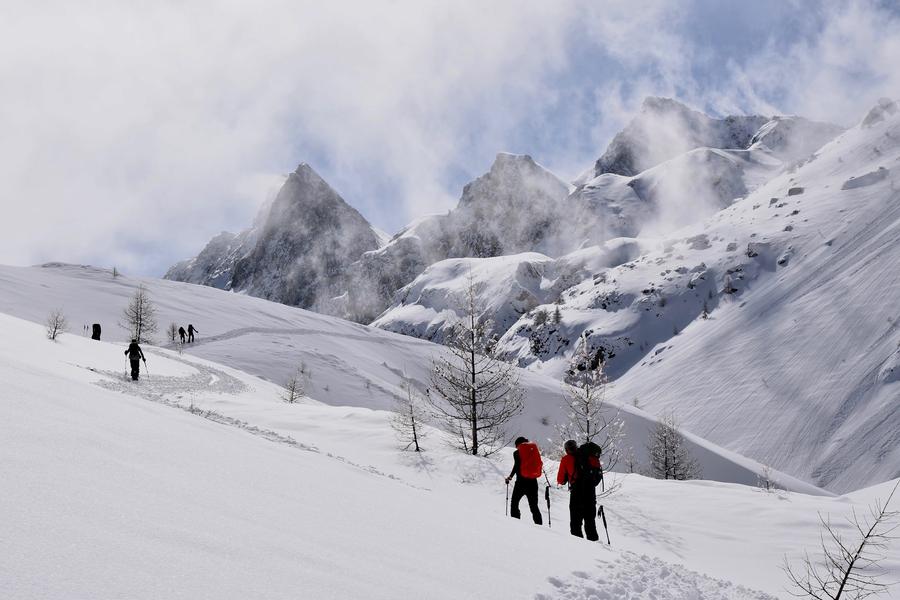 Atelier itinérant ''faire sa trace, partager l'espace'  à Arvieux_Arvieux - © PNRQ