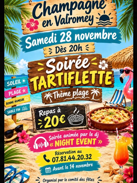 Soirée tartiflette