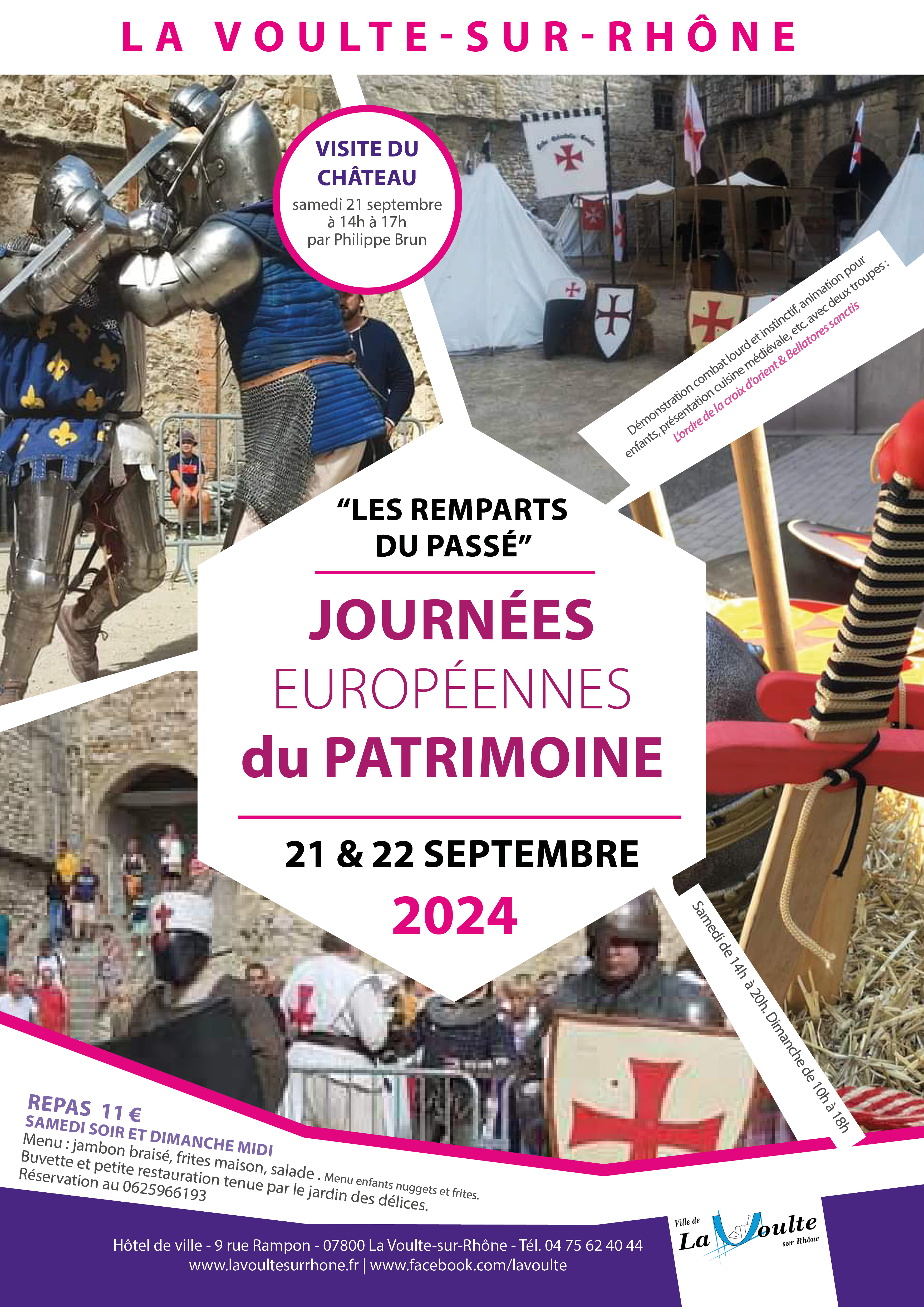 Alle leuke evenementen! : Journées Européennes du Patrimoine : Dans les remparts du passé