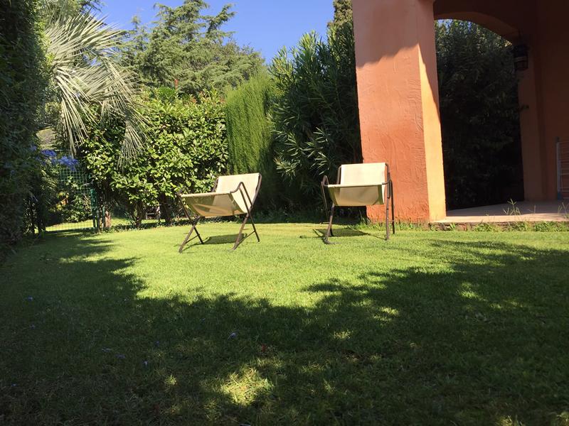 Jardin privé, clôturé et sans vis-à-vis