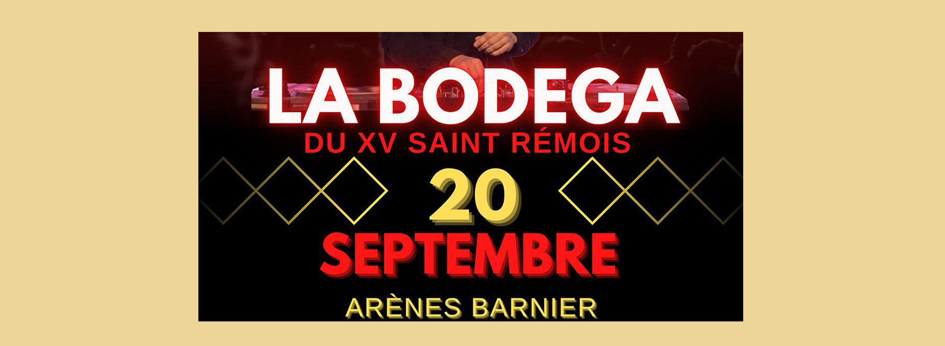 Soirée bodéga du XV Saint Rémois