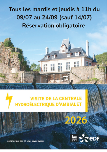 Visite de la centrale hydroélectrique d'Ambialet
