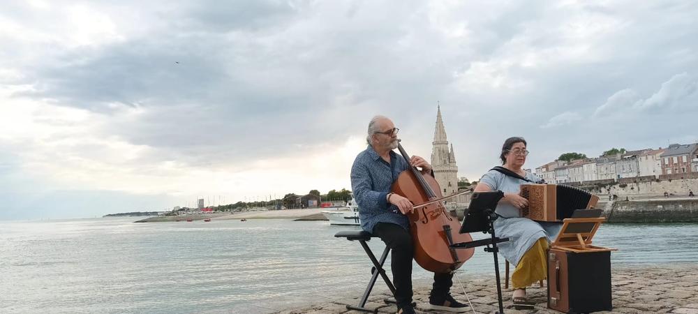 Concert - Les couchers de Soleil à La Rochelle - Accordéon et Violoncelle