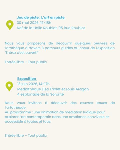 Programme de l'évènement 