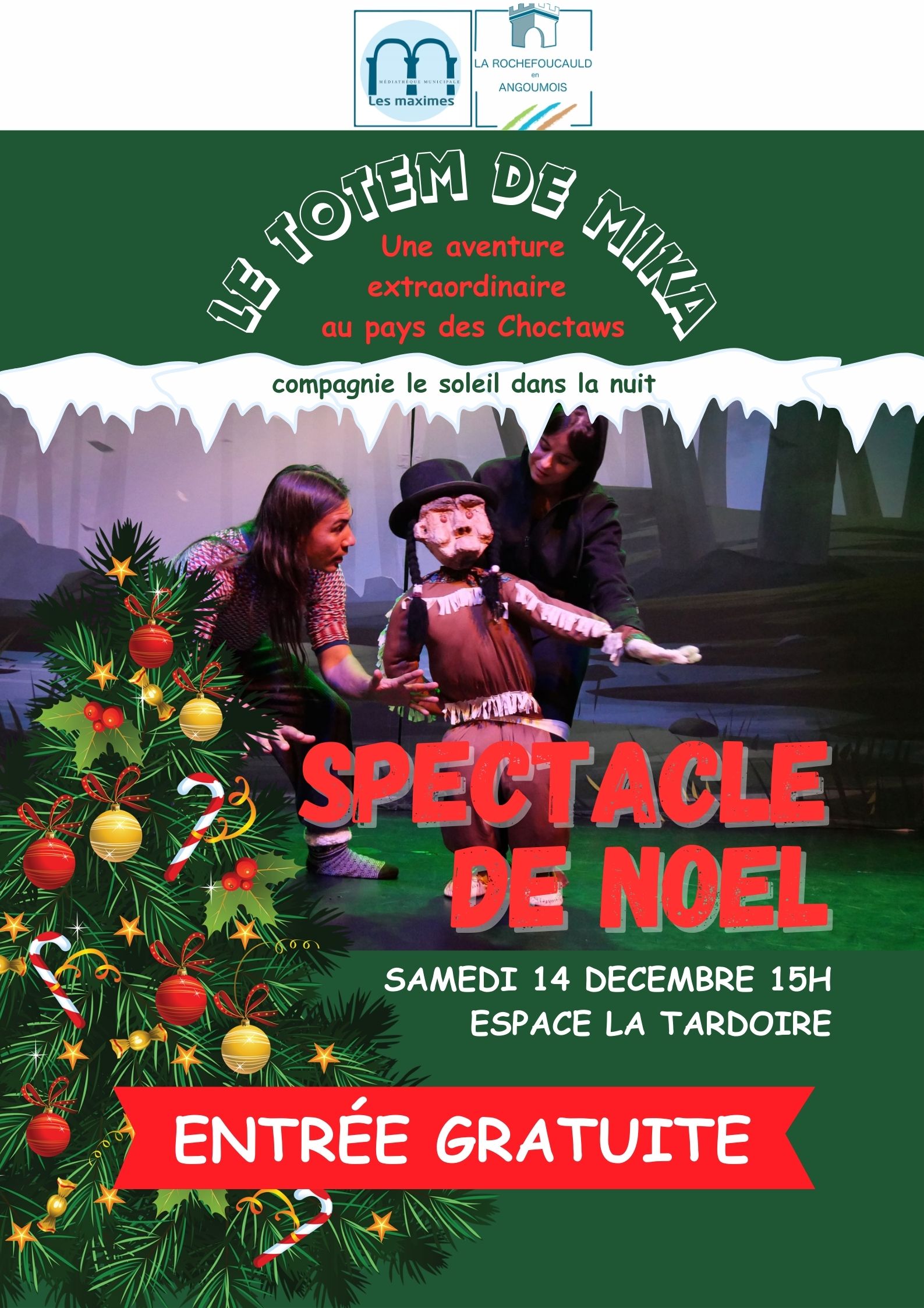 Spectacle de Noël "Le Totem de Mika"