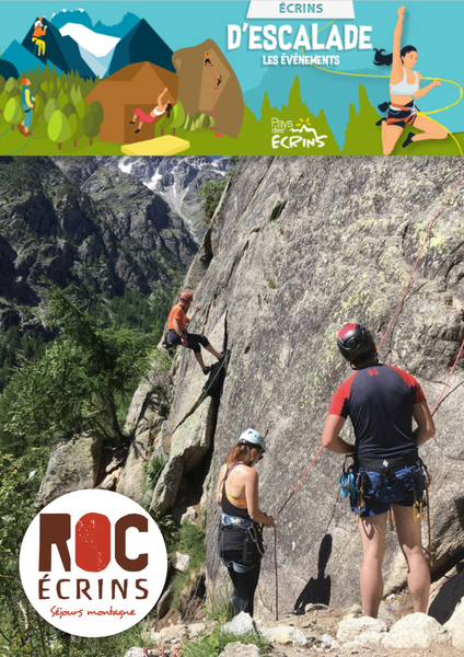 Écrins d'Escalade : Week-end escalade falaise Pays des Ecrins initiation - Roc Ecrins_L'Argentière-la-Bessée