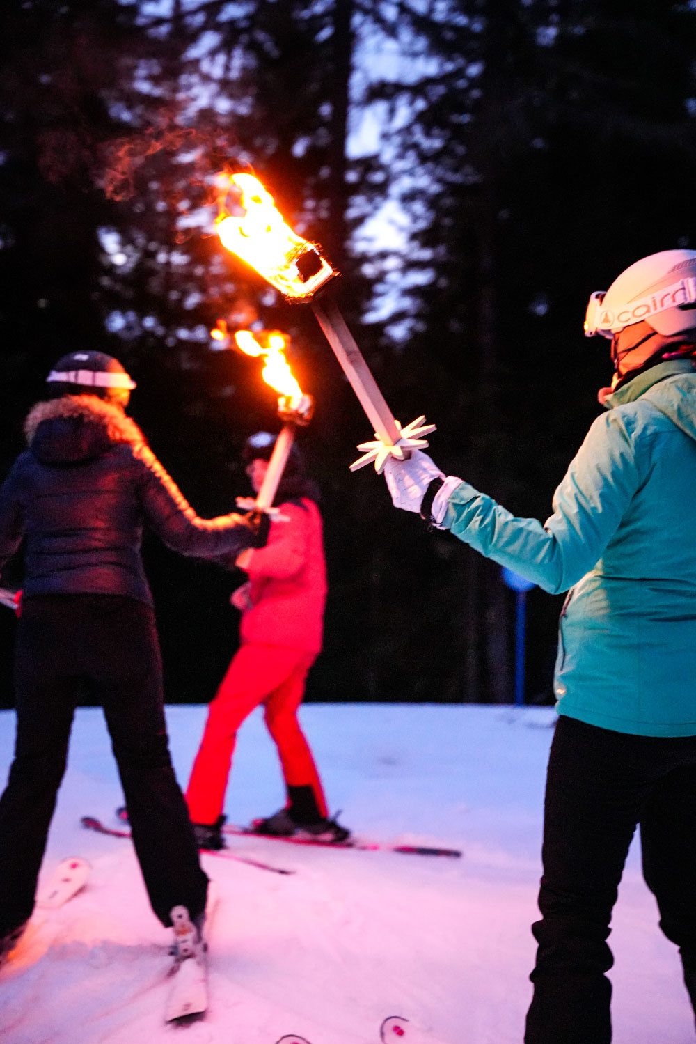 Torchlight descent | Explore Savoie - French Alps