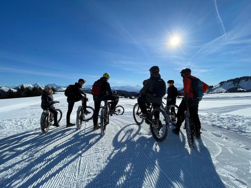 VTT électrique sur neige