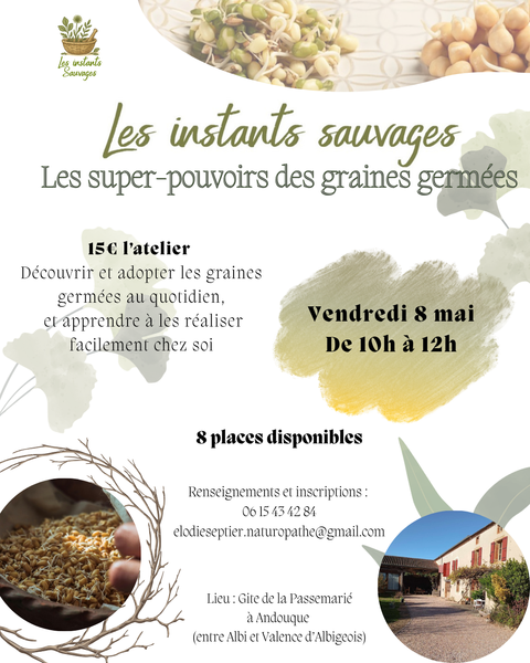 Les super-pouvoirs des graines germées