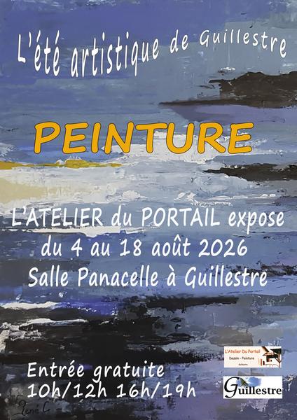 Exposition des peintures de l'Atelier du Portail : l'été artistique