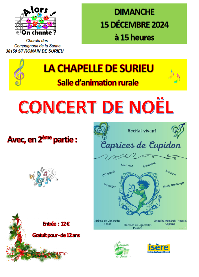 Concert de Noël_La Chapelle-de-Surieu