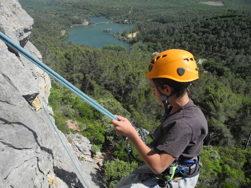 Escalade au Rocher de Brauch, Carcès