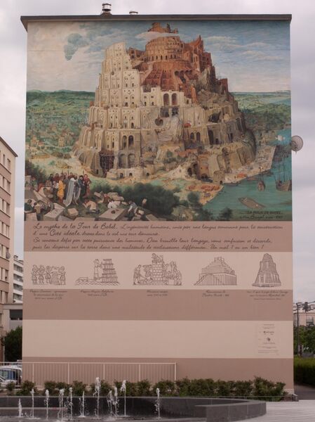 Fresque La Tour de Babel