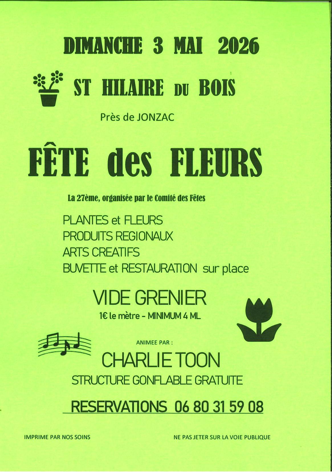 Fête des fleurs et Vide-grenier