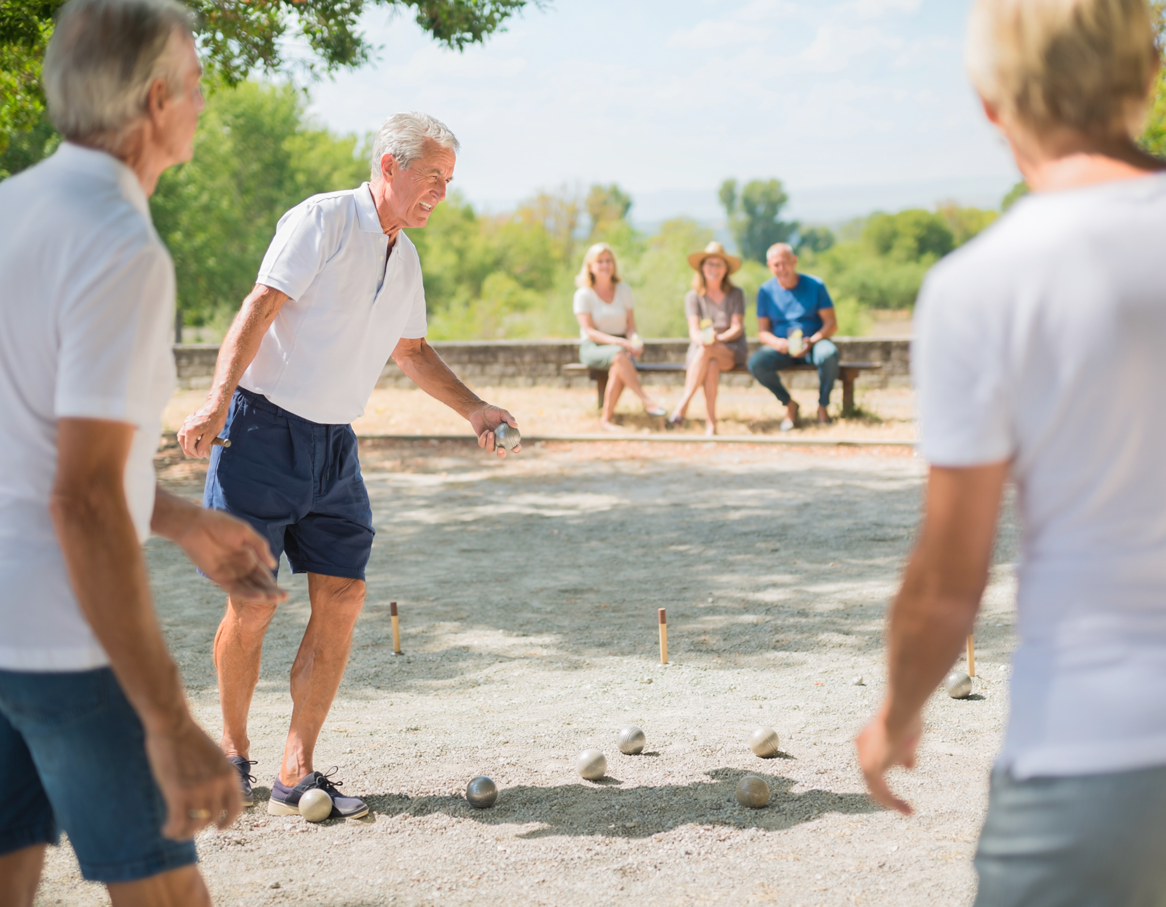 Bal et concours de pétanque