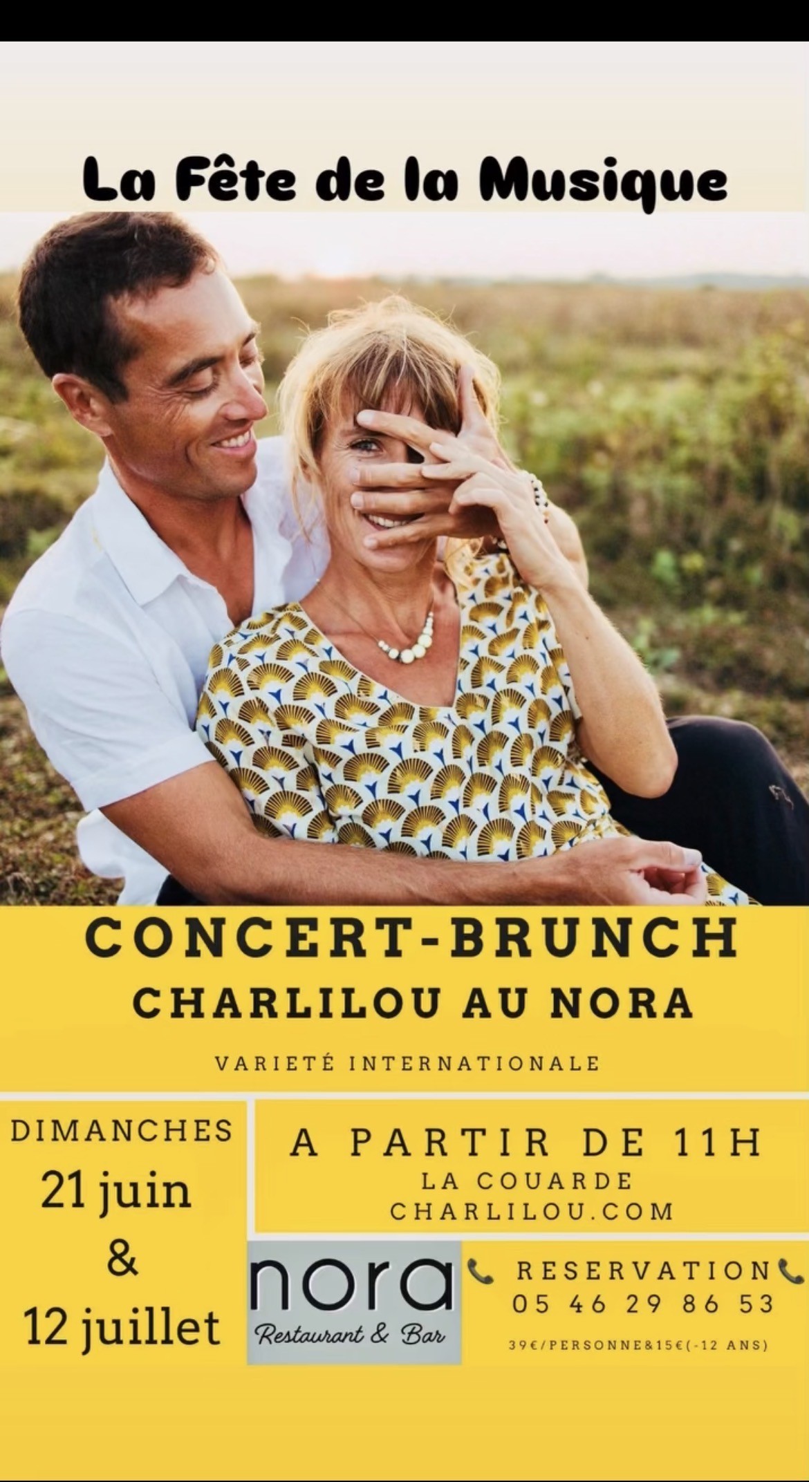 Concert Brunch avec Charlilou au Nora