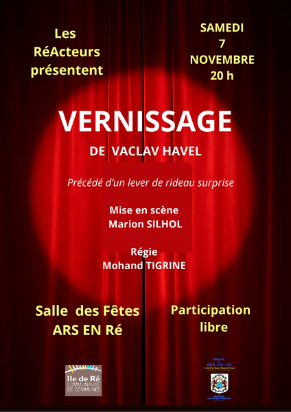 Théâtre - Vernissage