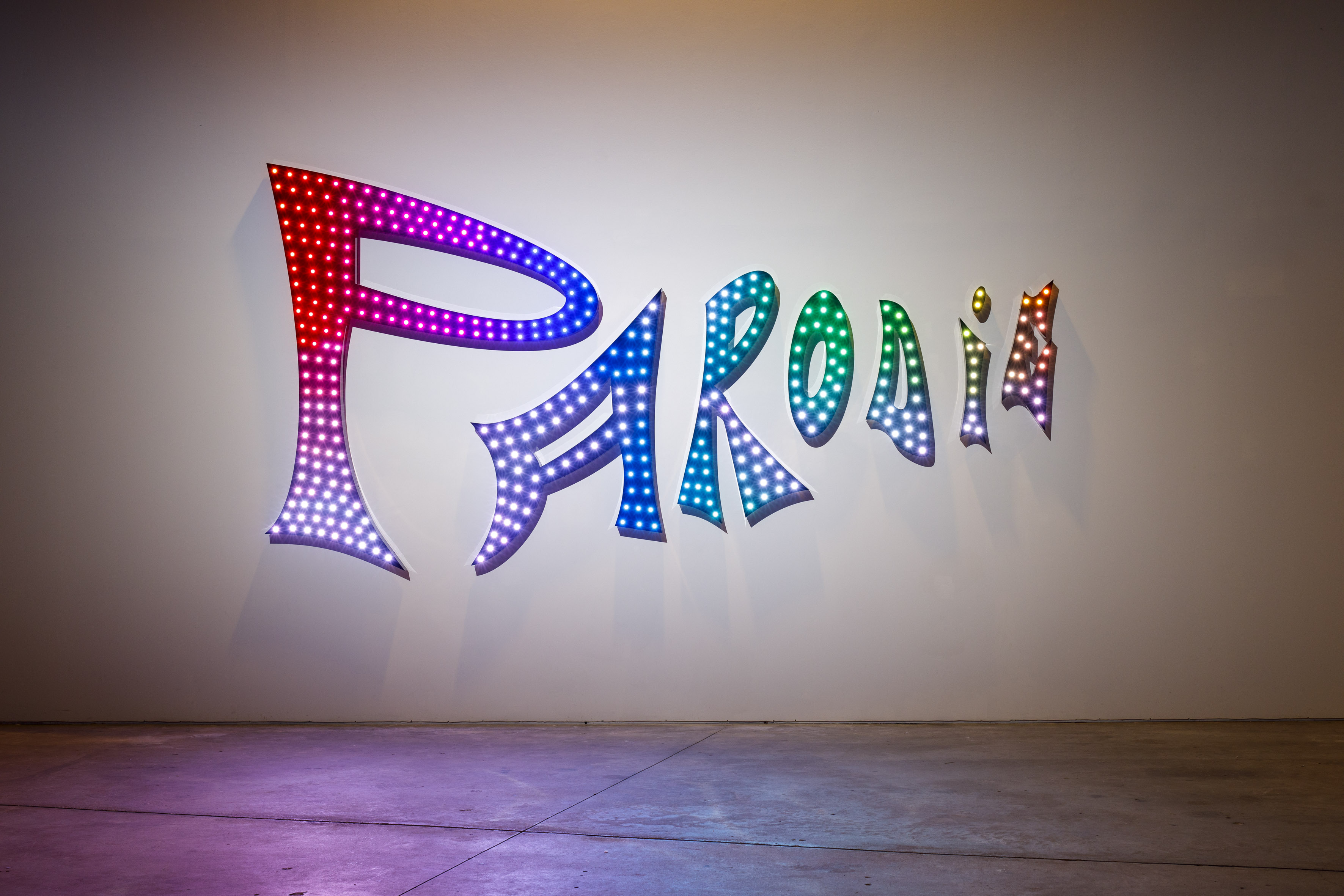 Julie Béna, « Parodie », vue de l’exposition au Magasin CNAC