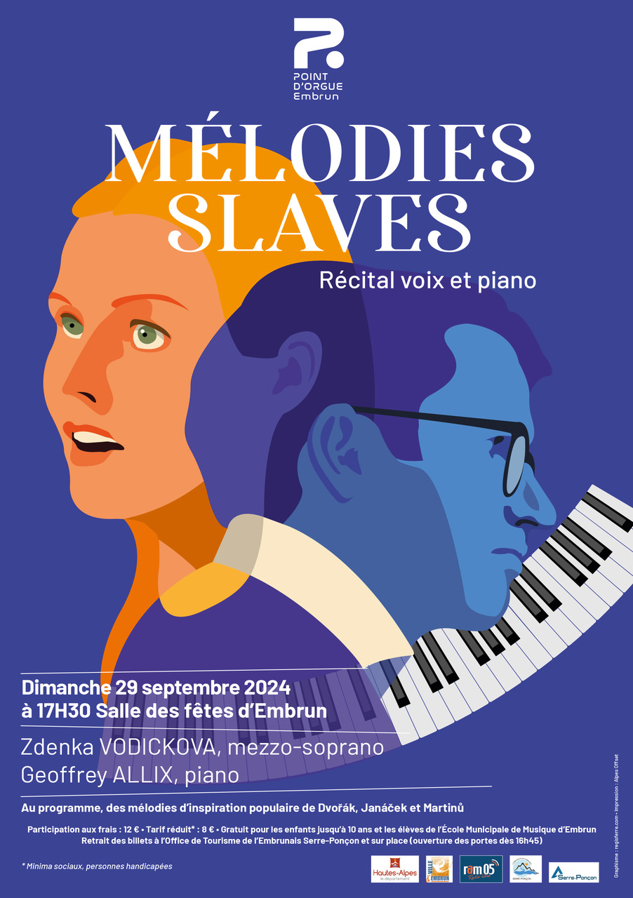 MELODIES SLAVES Récital Voix et piano EMBRUN