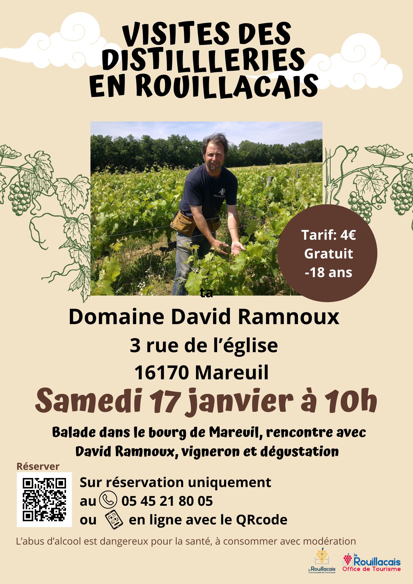Découverte du domaine de David Ramnoux en biodynamie à Mareuil, à 2 voix