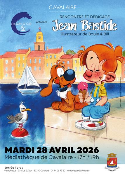Rencontre et dédicace avec l'illustrateur de "Boule et Bill" Jean Bastide_Cavalaire-sur-Mer