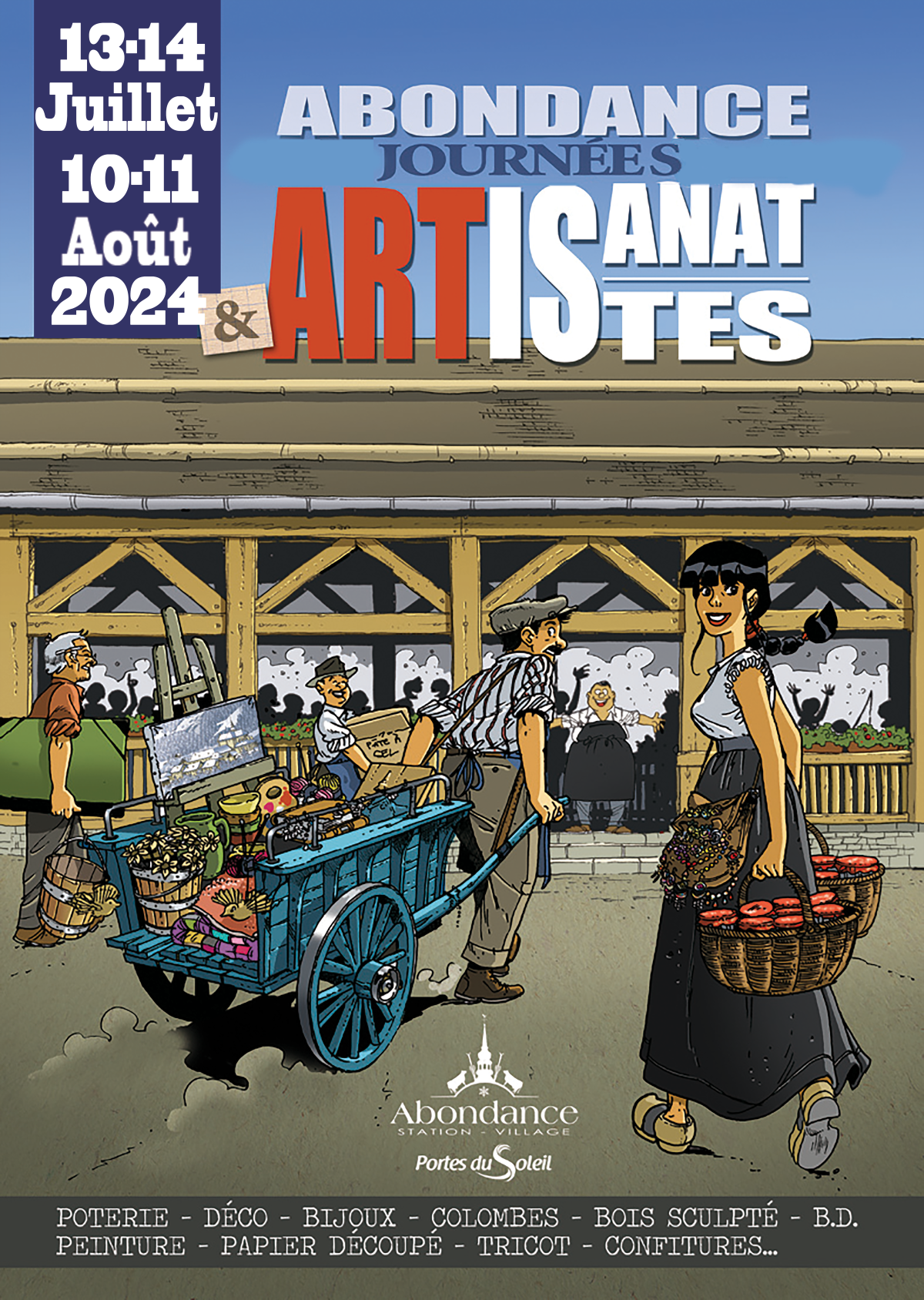 Artcraft and artists Day in Abondance