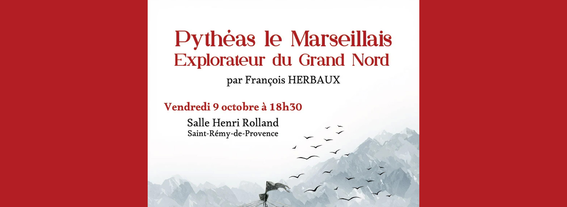 Conférence : "Pythéas, explorateur du Grand Nord" à Saint-Rémy-de-Provence