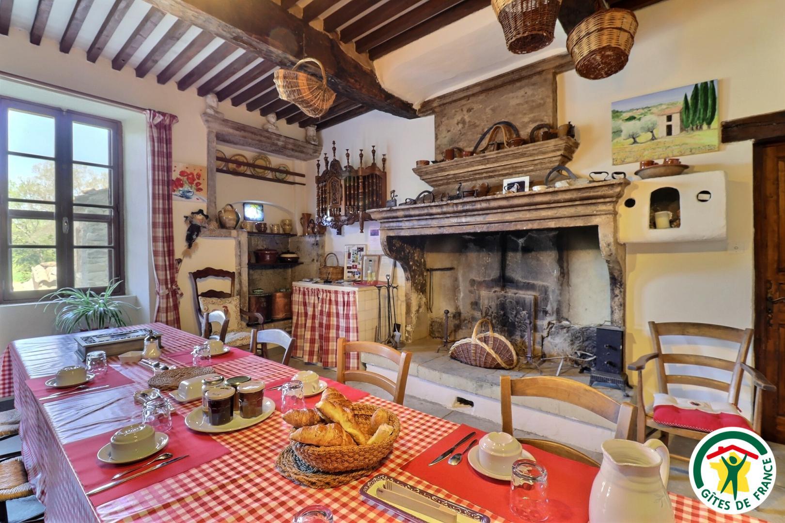 Salle des petit-déjeuners (à l'étage)