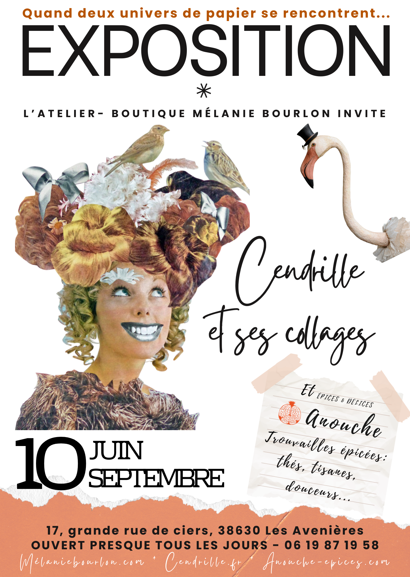 Exposition : "Cendrille et ses collages"_Les Avenières Veyrins-Thuellin