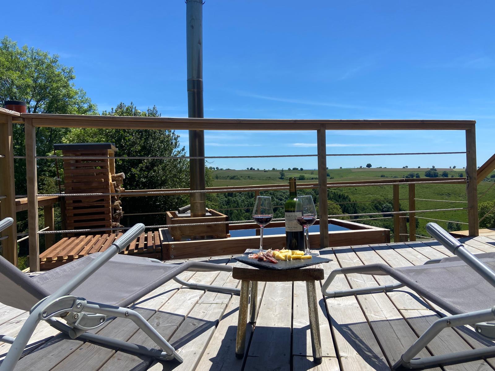 Tiny Home d'escazeaux et son bain nordique