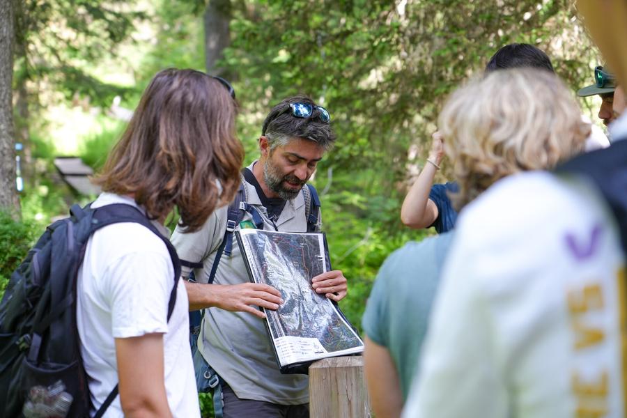 Visite guidée du sentier des Arpelières - animaux des tourbières_Les Saisies