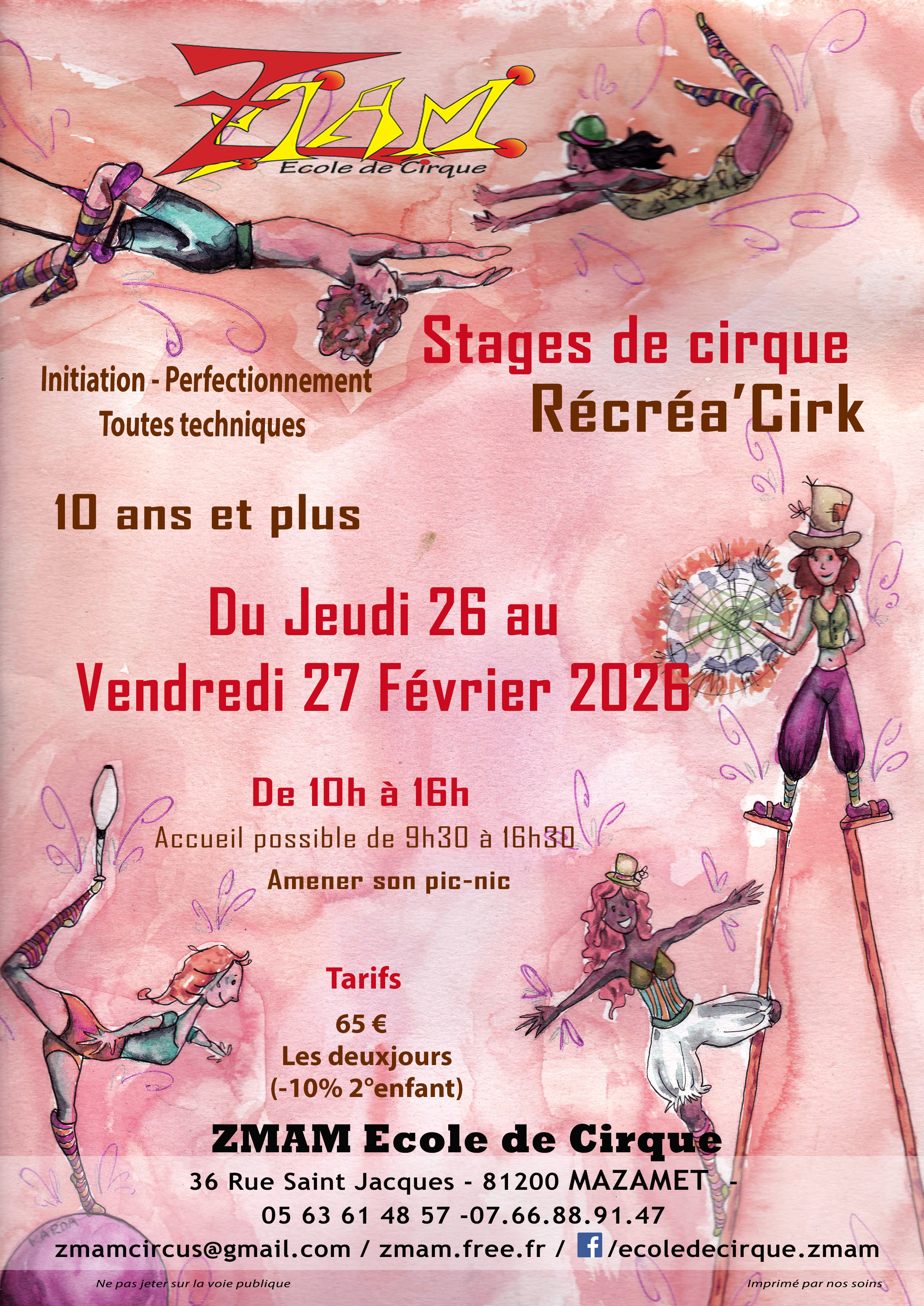 stage Zmam ados fevrier 26