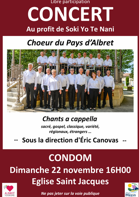 Le Choeur du Pays d'Albret en concert_Condom