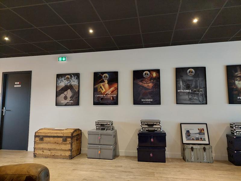 Les affiches des différents escapes games