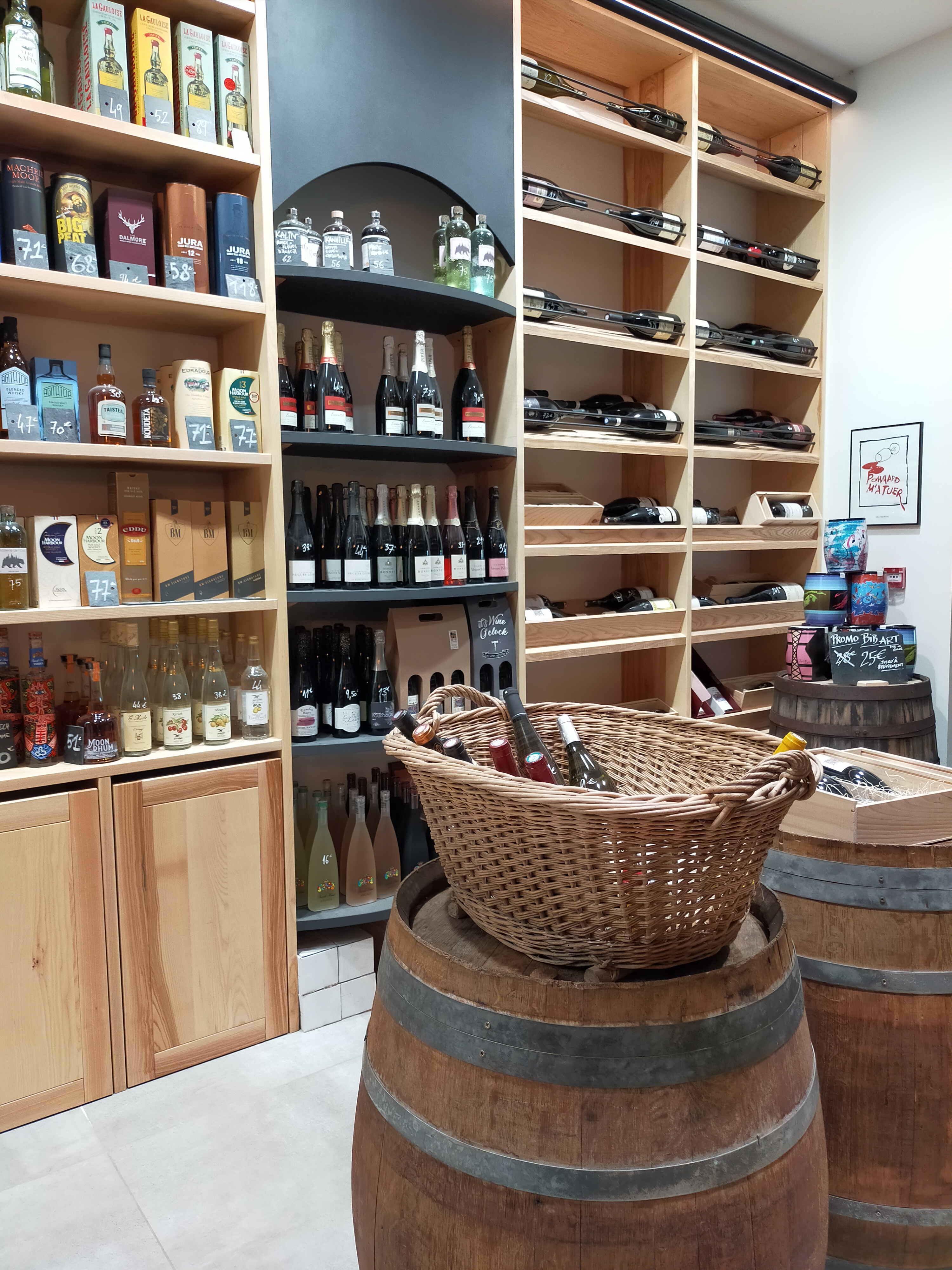 Bar et cave : Les vins de Martin
