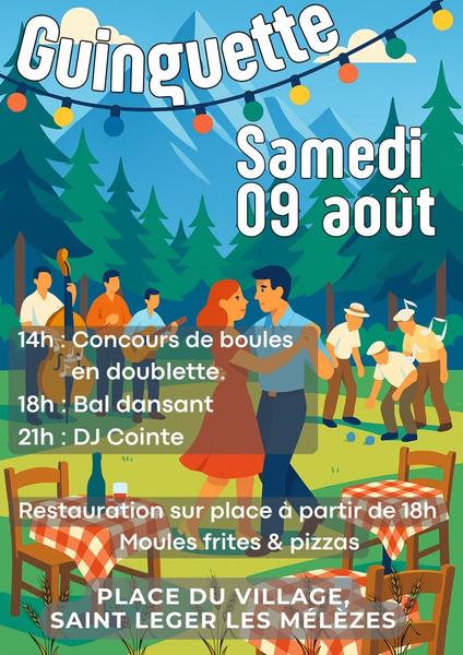 guinguette et DJ_Saint-Léger-les-Mélèzes