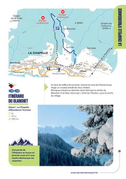 Itinéraire du Blanchet