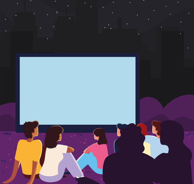 Cinéma sous les étoiles avec 