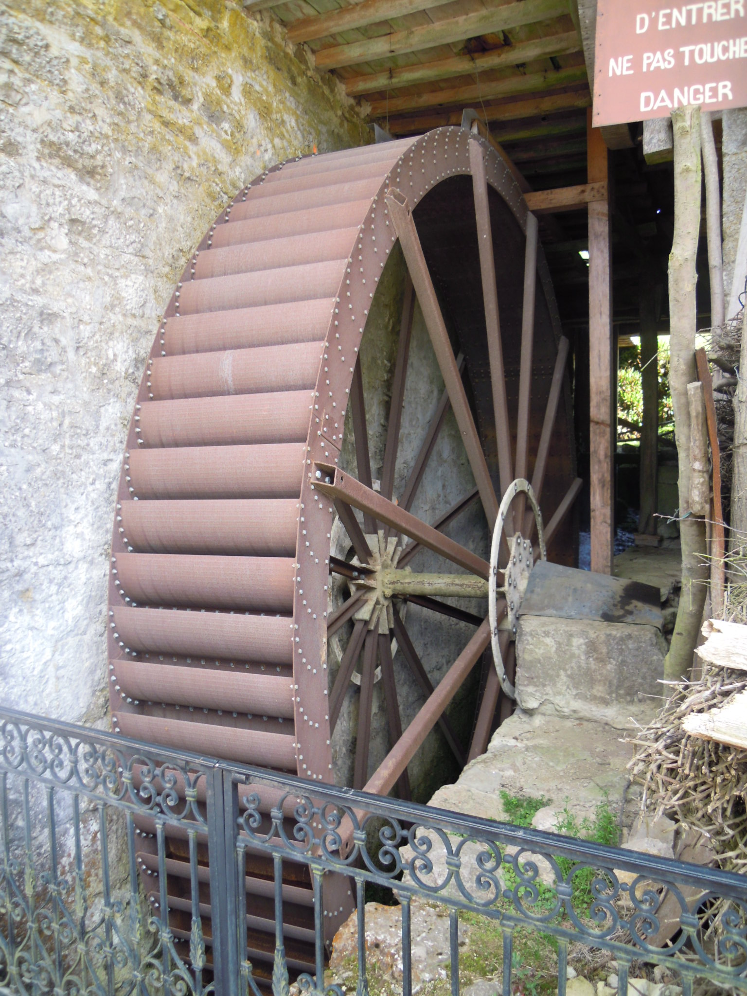 Roue à augets