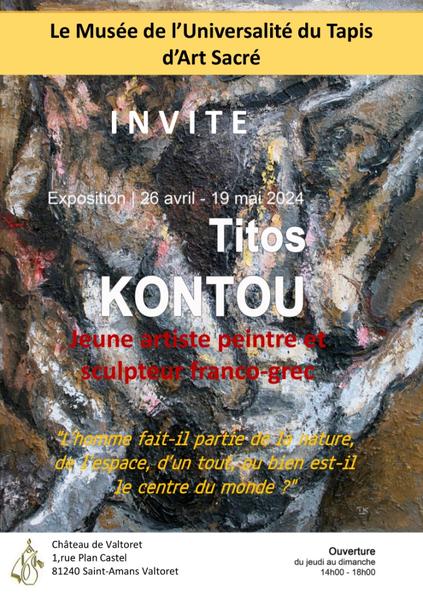 EXPO de TITOS KONTOU au Musée de L'Universalité du Tapis d'Art Sacré 