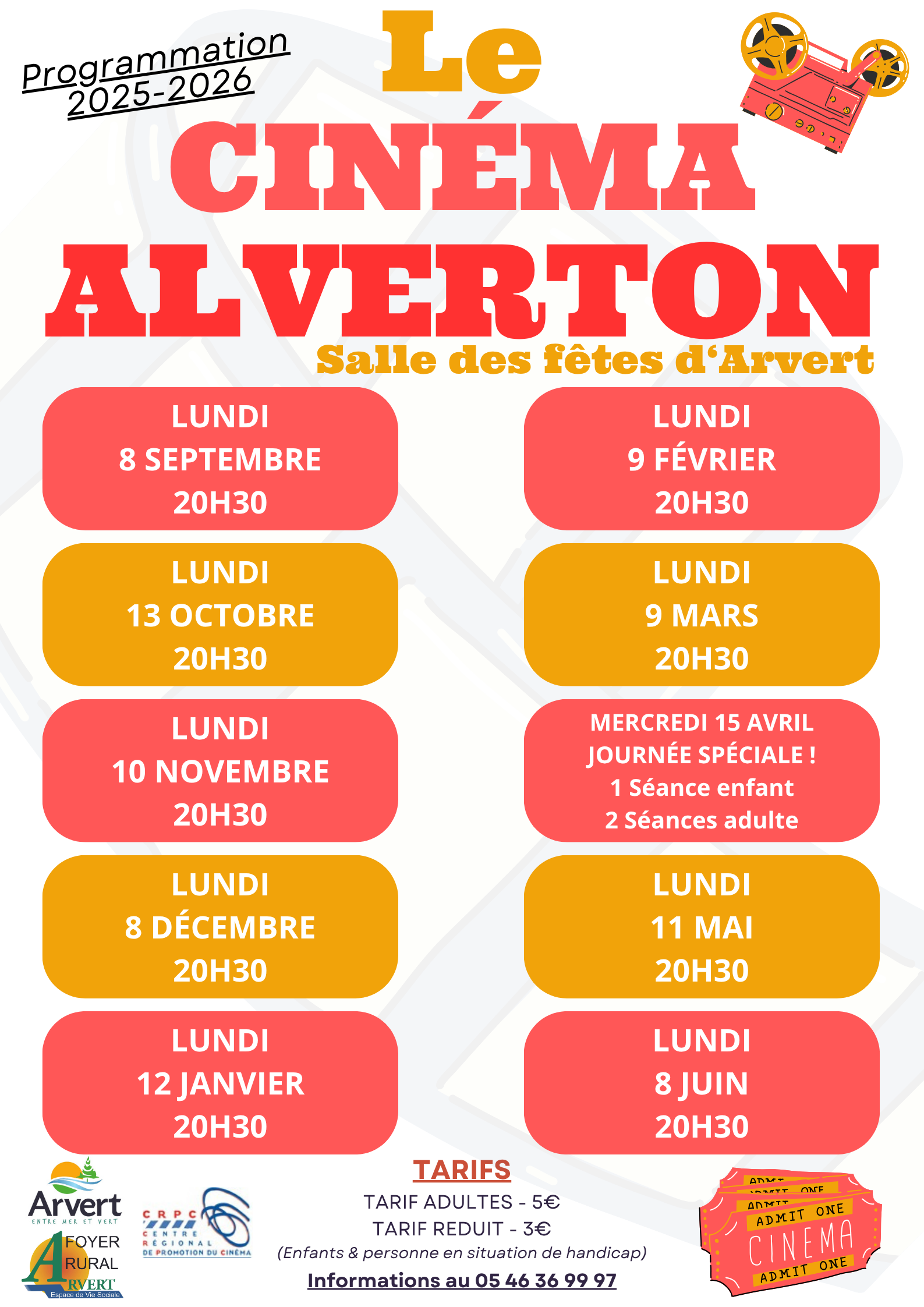 Cinéma Alverton 2025-2026