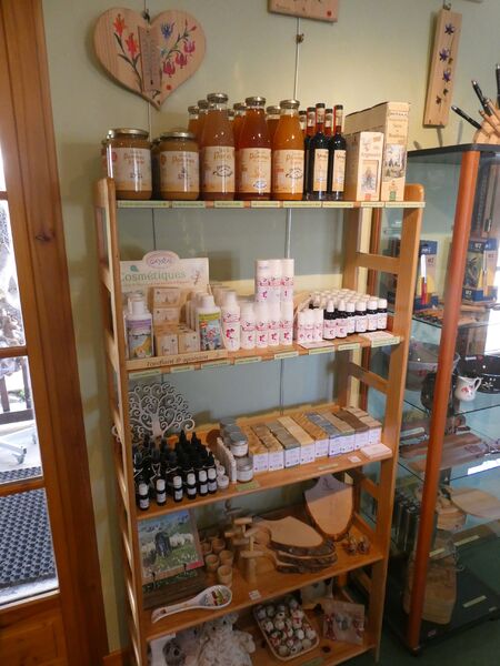 Espace boutique de la Maison des Alpages