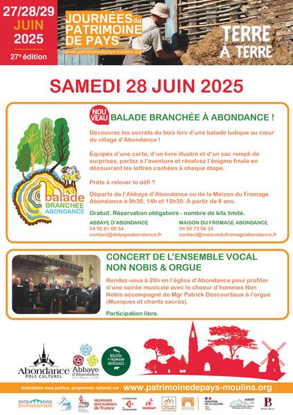 Journées du Patrimoine de Pays - Concert de l'ensemble vocal Non Nobis & orgue
