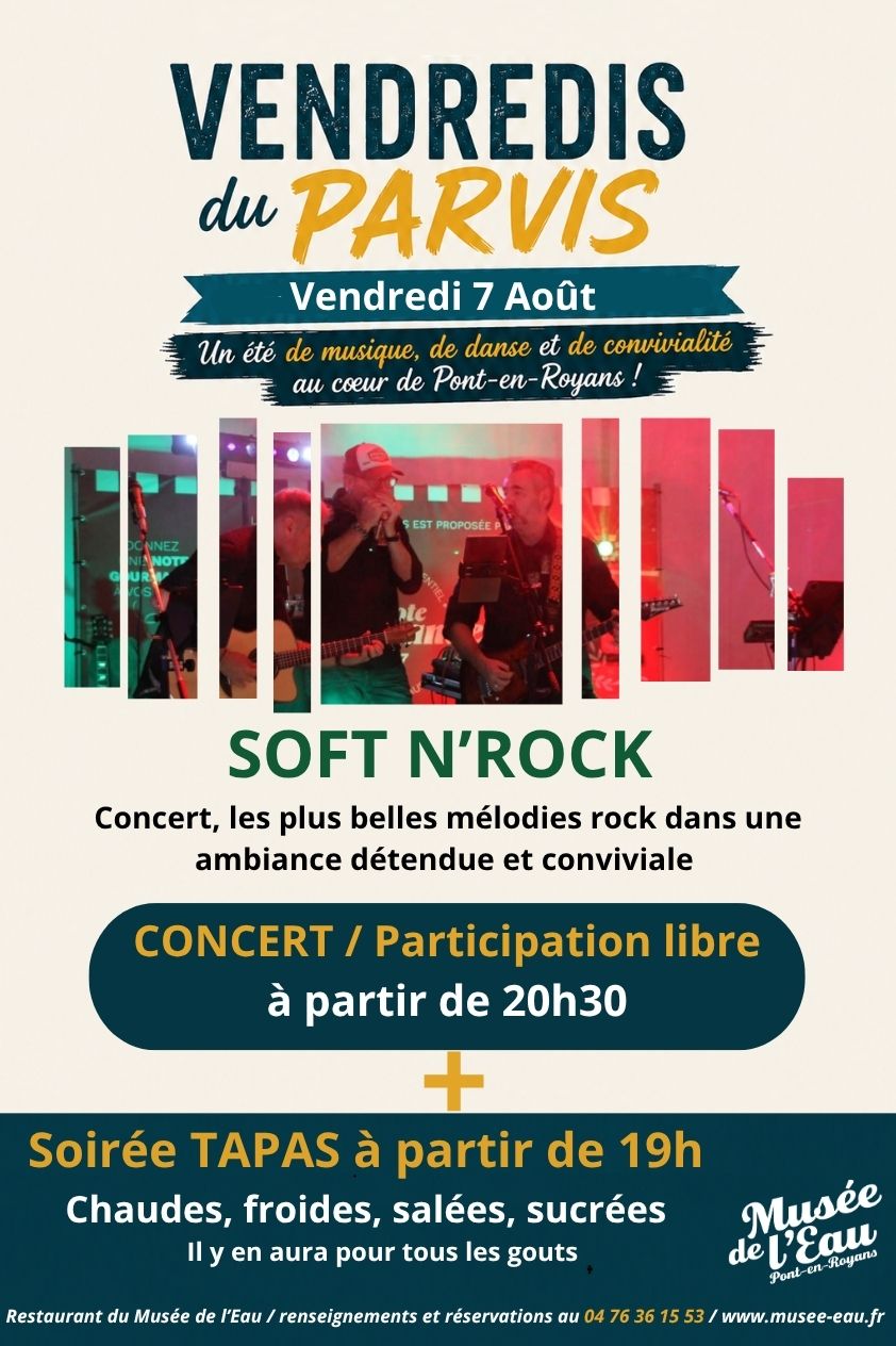 Les vendredis du parvis - Soft Rock_Pont-en-Royans